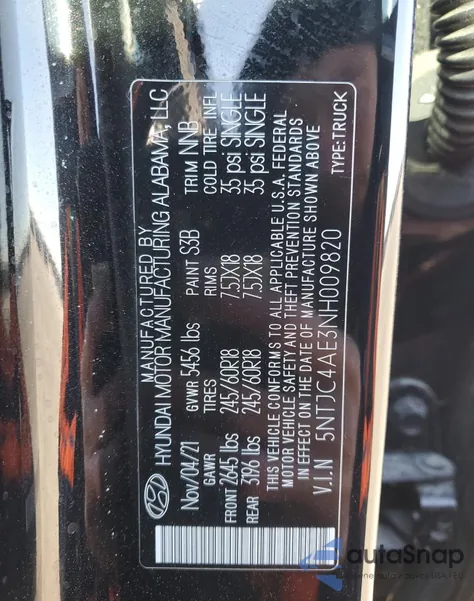 5NTJC4AE3NH009820